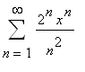 Sum(2^n*x^n/(n^2),n = 1 .. infinity)