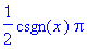 1/2*csgn(x)*Pi